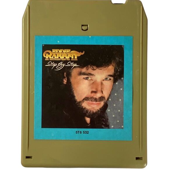 Vintage 1981 8-Track Tape - Eddie Rabbit - Step by Step, Elektra/Asylum Records - Picture 1 of 6